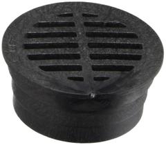 Grelha redonda NDS 14 para exterior 7,6 cm preta Grelha redonda NDS 14 para exterior 7,6 cm preta