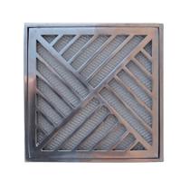 Grelha Reta Alumínio Polida 2525cm C/ Tela 12525T Prime Grelha Reta Alumínio Polida 2525cm C/ Tela 12525T Prime