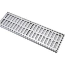 GRELHA RETA C/ SUPORTE DE ALUMÍNIO (20x40cm)- SANTA FÉ