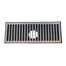 Grelha Reta Polida Caixa Coletora Saída Central Fundo 20x50 Grelha Reta Polida Caixa Coletora Saída Central Fundo 20x50