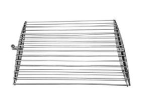 Grelha retangular dupla em inox - 44cm Grelha retangular dupla em inox - 44cm