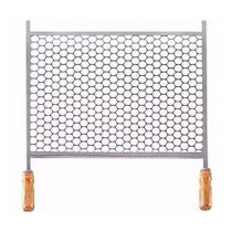 Grelha Retangular para Churrasqueira em Aço Inox 30x50cm Grelha Retangular para Churrasqueira em Aço Inox 30x50cm