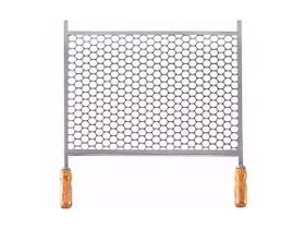 Grelha Retangular Para Churrasqueira Em Aço Inox 30x50cm Grelha Retangular Para Churrasqueira Em Aço Inox 30x50cm