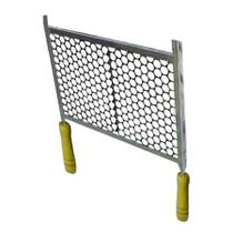 Grelha Retangular Para Churrasqueira Em Aço Inox 40x50cm
