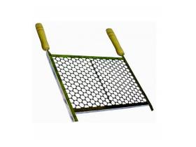 Grelha Retangular Para Churrasqueira Em Aço Inox 60x50com Grelha Retangular Para Churrasqueira Em Aço Inox 60x50com