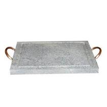 Grelha Retangular Pedra Sabão com Alça de Cobre 20x30 Cm Grelha Retangular Pedra Sabão com Alça de Cobre 20x30 Cm