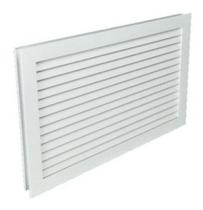 Grelha Retorno Ind.porta Dupla Mold Alumínio Bran. 400x300mm