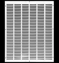 Grelha Return Air HVAC Premium 26x36cm branca