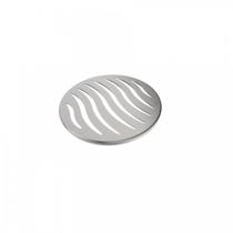 Grelha Tigre Redonda Inox 100mm 27471340 Grelha Tigre Redonda Inox 100mm 27471340