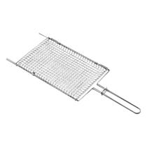 Grelha tramontina churrasco em aço inox 75,5 x 27 cm 26484000