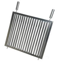 Grelha Uruguaia 100% Inox Para Churrasco 50x50