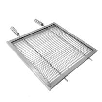 Grelha Uruguaia Aramada 55X50 Reforçada De Churrasco Em Inox Grelha Uruguaia Aramada 55X50 Reforçada De Churrasco Em Inox