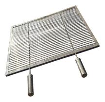 Grelha Uruguaia Aramada 60x50cm Inox 304 Churrasco Parrilla
