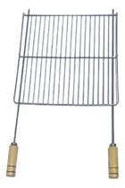 Grelha Uruguaia Reforçada C/Borda Churrasqueira 40X40Cm Jjb