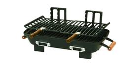 Grelhador a carvão Marsh Allen 30052 Ferro fundido Hibachi 25x45cm Grelhador a carvão Marsh Allen 30052 Ferro fundido Hibachi 25x45cm