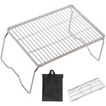 Grelhador de fogueira REDCAMP 17 grande dobrável em aço inoxidável 304 Grelhador de fogueira REDCAMP 17 grande dobrável em aço inoxidável 304