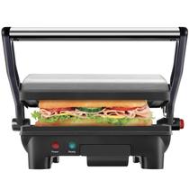 Grelhador de prensa Panini Chefman RJ02-180 elétrico 1000W 120V Grelhador de prensa Panini Chefman RJ02-180 elétrico 1000W 120V