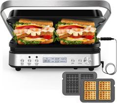 Grelhador Panini Press CATTLEMAN CUISINE 1600W 6 em 1 Grelhador Panini Press CATTLEMAN CUISINE 1600W 6 em 1