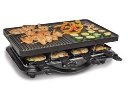 Grelhador Raclette Elétrico Hamilton Beach 31612-MX - Ideal para Uso Interno