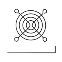 Grelhas De Metal Para Ventiladores De 60mm, 120mm E 140mm, LDPCSJ, 2 Peças, Rede Protetora Para