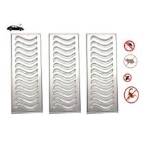 Grelhas Pluvial Linear Elite 20x150cm Em Alumínio Reforçada Com Tela Anti Insetos e Aro De Fixação Caixilho(3 Peças de 2 Grelhas Pluvial Linear Elite 20x150cm Em Alumínio Reforçada Com Tela Anti Insetos e Aro De Fixação Caixilho(3 Peças de 2