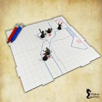 Grid de Batalha Modular/Riscável - 4 placas - Estilo B - RPG