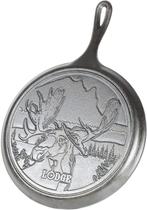 Griddle Lodge Wildlife Series - 10.5 Ferro fundido com cena de alce