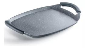 Grill antiaderente com alça removivel 26X21CM Hercules PA300-G26CZ Cinza