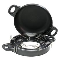 Grill Antiaderente Compacto Home Grill Nautika Preto