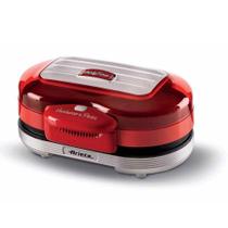 Grill ariete elétrico party time de ferro vermelho 1200w 220v 00c0205500arbr
