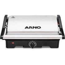 Grill Arno Dual Gnox Inox Com Abertura De 180 127v Grill Arno Dual Gnox Inox Com Abertura De 180 127v