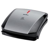 Grill britania inox 1200w - c/ luz indicadora e bandeja coletora