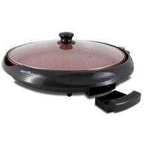 Grill Britânia Top Inox 1200W Com Filtro 220V Preto E Vermelho - Britania