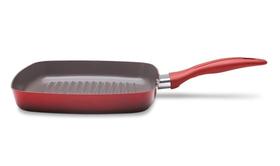 Grill Ceramic Life Easy 24cm 1,35L Antiaderente Vermelho - Brinox