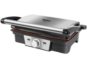 Grill Com Coletor de Gordura controle de Temperatura Philco PGR19PI Inox Antiaderente Redstone