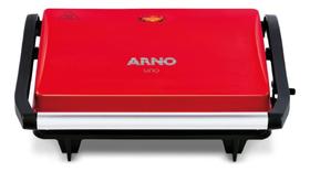 Grill Compact Uno 760W C/ Placas Anti Aderentes Vermelho - Arno