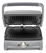 Grill Compacto Chapa E Panini Press Cuisinart Cor Cinza 127V