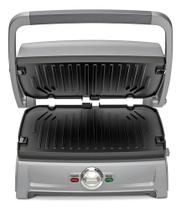 Grill Compacto Chapa E Panini Press Cuisinart Cor Cinza-escuro