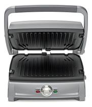Grill Compacto Chapa E Panini Press Cuisinart Cor Cinza