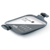 Grill duplo antiaderente com Alça 34X27CM Hercules PA300-G34CZ Cinza