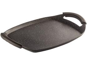 Grill Duplo em alumínio com alça Hercules Soft Touch 26x21cm preto Grill Duplo em alumínio com alça Hercules Soft Touch 26x21cm preto
