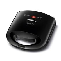 Grill e Sanduicheira 127v Grelha Dupla Antiaderente 750w Temperatura Automática Mondial Grill e Sanduicheira 127v Grelha Dupla Antiaderente 750w Temperatura Automática Mondial