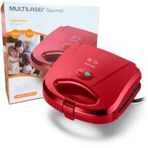 Grill e sanduicheira 750w 127v vermelha - MULTILASER