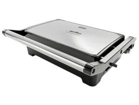 Grill e Sanduicheira Britânia BGR28A Preto com Acabamento Inox 220V Grill e Sanduicheira Britânia BGR28A Preto com Acabamento Inox 220V