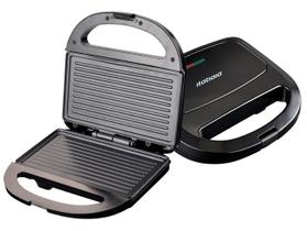 Grill e Sanduicheira Elétrica 127 V Preto Essencial- Itatiaia