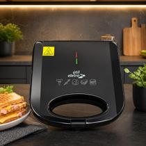 Grill e Sanduicheira Elétrica Preta 220V Util Grill e Sanduicheira Elétrica Preta 220V Util