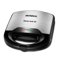 Grill e Sanduicheira Master Mondial 750W 220V Preto/Inox - S-20