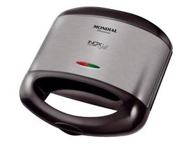 Grill E Sanduicheira Mondial Premium 800W 220V Preto/Inox
