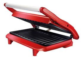 Grill E Sanduicheira Panini Pgr155 Antiaderente Lenoxx Cor Vermelho