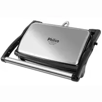 Grill E Sanduicheira Philco PGR19PI Redstone Com Acabamento Em Inox 7 Temperaturas 1500w 220v Grill E Sanduicheira Philco PGR19PI Redstone Com Acabamento Em Inox 7 Temperaturas 1500w 220v